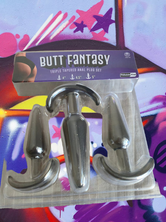 Butt Fantasy TRIPLE TAPERED ANAL PLUG SET