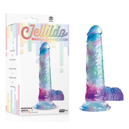 Jellildo PVC transparent Dildo
